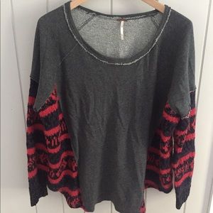 Free People Oversized Sweatshirt